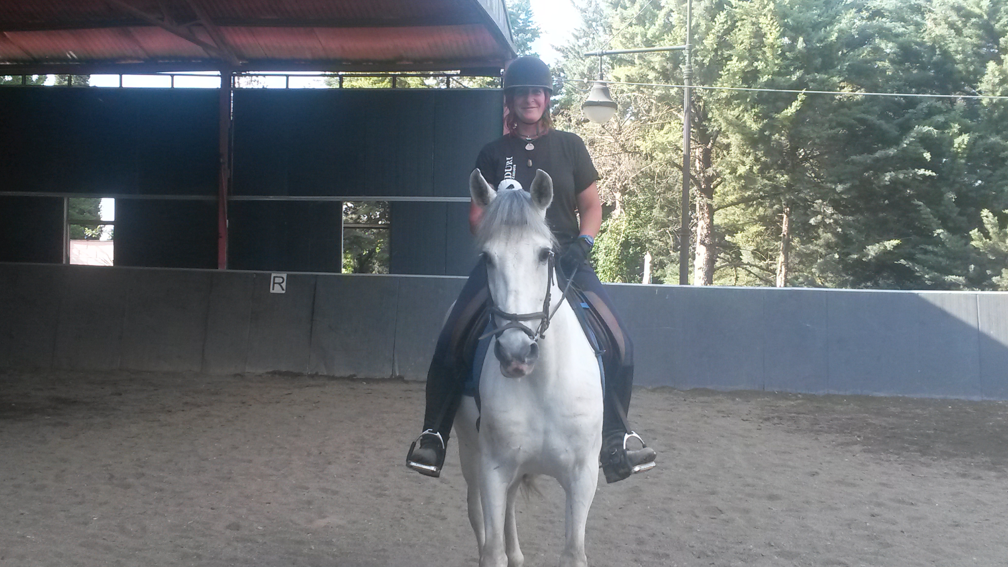 Joan Anton Vendrell (EEUU, Texas) impartió el clinic de Doma Natural en el Club Hípico Biki Blasco